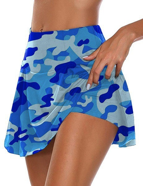Leggings Efecto Doble con Cintura Alta y Diseño Liso - Image 9