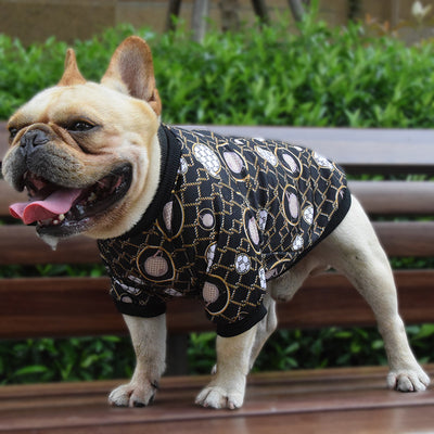 Ropa Estampada Elástica para Perros Pequeños - Colección Primavera Otoño