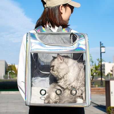 Mochila Transparente para Perros con Espacio Amplio y Diseño Láser - Image 8