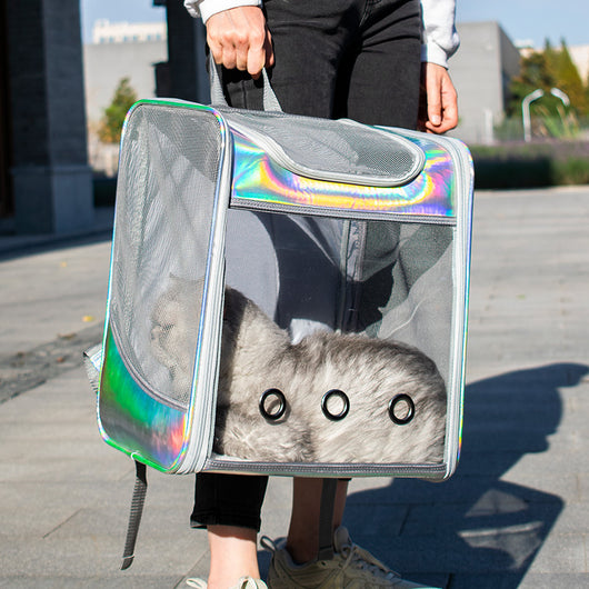 Mochila Transparente para Perros con Espacio Amplio y Diseño Láser - Image 9