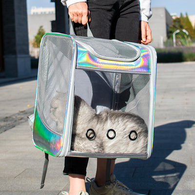 Mochila Transparente para Perros con Espacio Amplio y Diseño Láser - Image 6