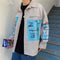 Hip-Hop Jacket with Contrast Print - Youthful Urban Style