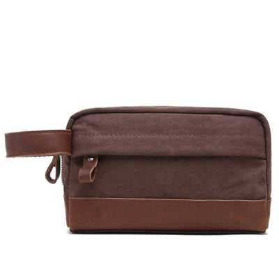 Bolsa de Lona Retro sin Asas con Cierre