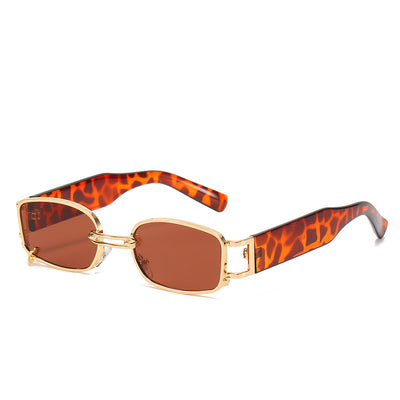 Gafas de Sol Cuadradas Estilo Coreano con Aretes Trendy - Image 4
