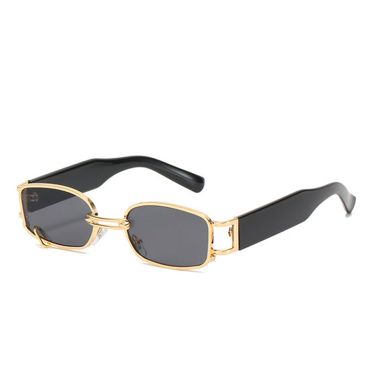 Gafas de Sol Cuadradas Estilo Coreano con Aretes Trendy - Image 3