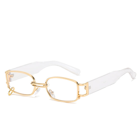 Gafas de Sol Cuadradas Estilo Coreano con Aretes Trendy - Image 6