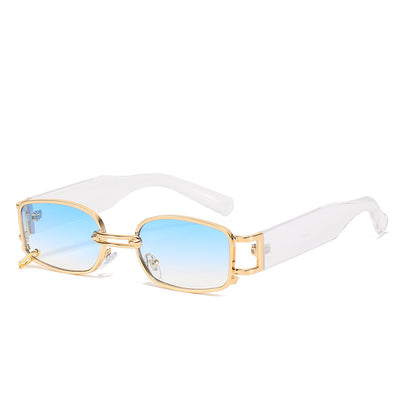 Gafas de Sol Cuadradas Estilo Coreano con Aretes Trendy - Image 5