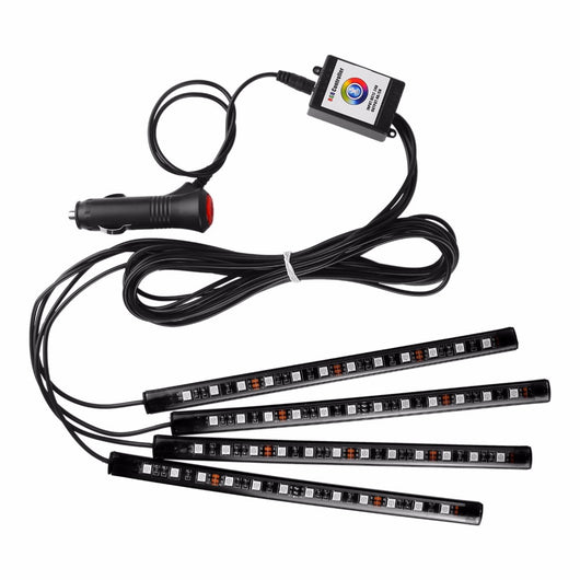 Luz Ambiental LED RGB para Auto con Control por App y Voz - Image 8