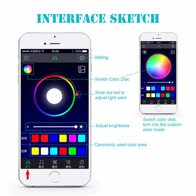 Luz Ambiental LED RGB para Auto con Control por App y Voz - Image 5
