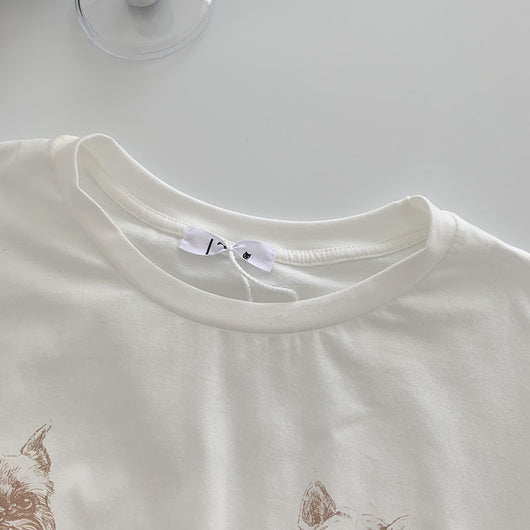 Camiseta Suelta Coreana de Manga Corta - Diseño Versátil para Personalidad Moderna - Image 10