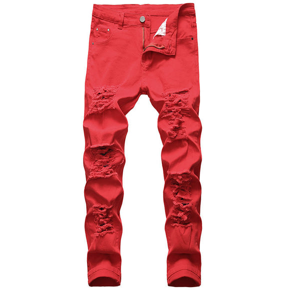 Pantalones Chino Stretch Estilo Coreano para Hombre