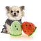 Juguete Pelota Interactiva Resistente para Perros - Diseño Fresa con Dispensador