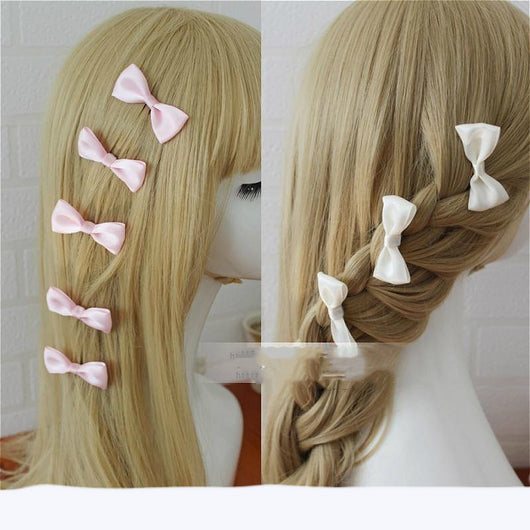 Pinza para el Cabello con Lazo y Disco Decorativo - Image 9