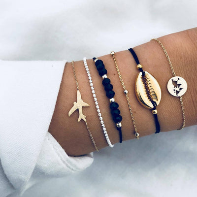 Pulsera de Diamante con Círculo Anudado y Flecha de Personalidad - Image 14
