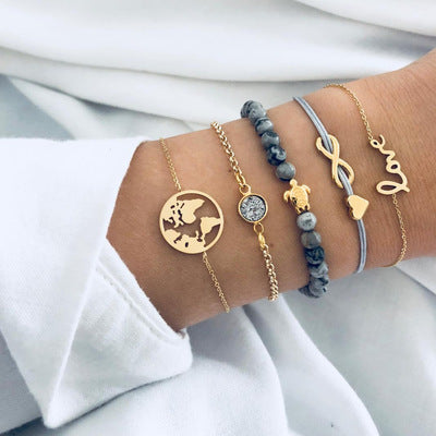 Pulsera de Diamante con Círculo Anudado y Flecha de Personalidad - Image 20