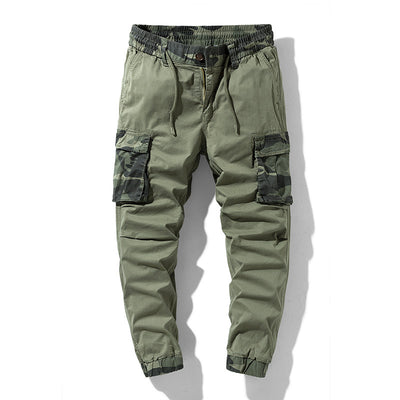 Pantalones Cargo Caqui con Estampado Camuflaje para Hombre - Corte Relajado - Image 8
