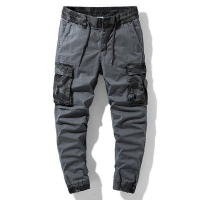 Pantalones Cargo Caqui con Estampado Camuflaje para Hombre - Corte Relajado - Image 13