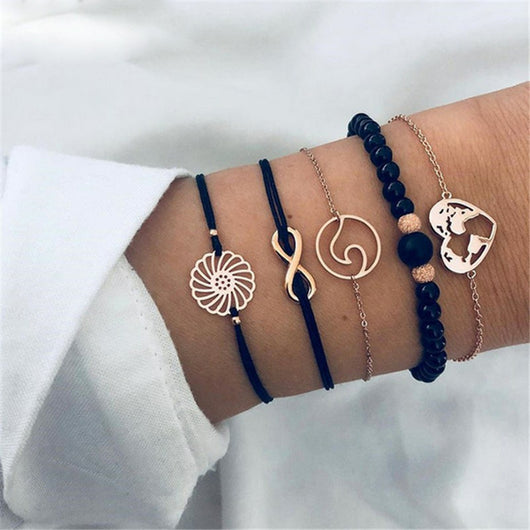 Pulsera de Diamante con Círculo Anudado y Flecha de Personalidad - Image 19