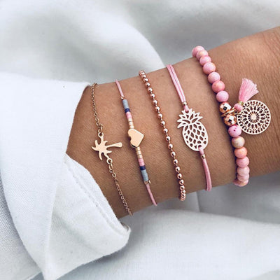 Pulsera de Diamante con Círculo Anudado y Flecha de Personalidad - Image 21