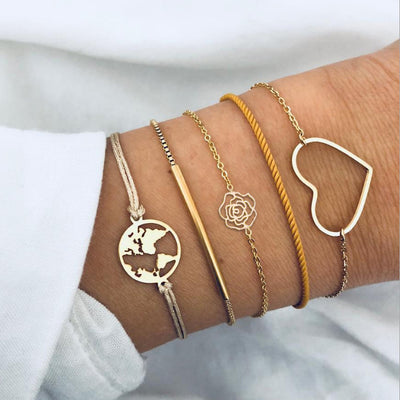 Pulsera de Diamante con Círculo Anudado y Flecha de Personalidad - Image 24