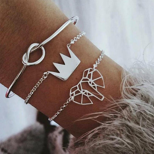 Pulsera de Diamante con Círculo Anudado y Flecha de Personalidad - Image 25