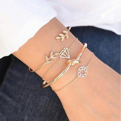 Pulsera de Diamante con Círculo Anudado y Flecha de Personalidad - Image 26