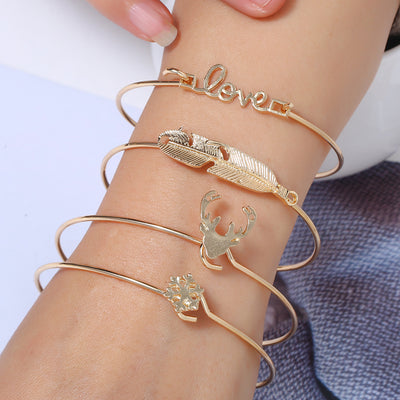 Pulsera de Diamante con Círculo Anudado y Flecha de Personalidad - Image 28