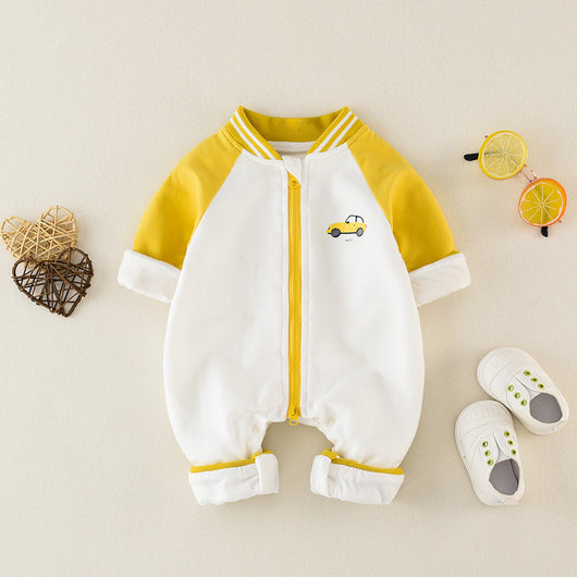 Mameluco de Algodón Puro para Bebé - Diseño Coreano Primavera Otoño - Image 11