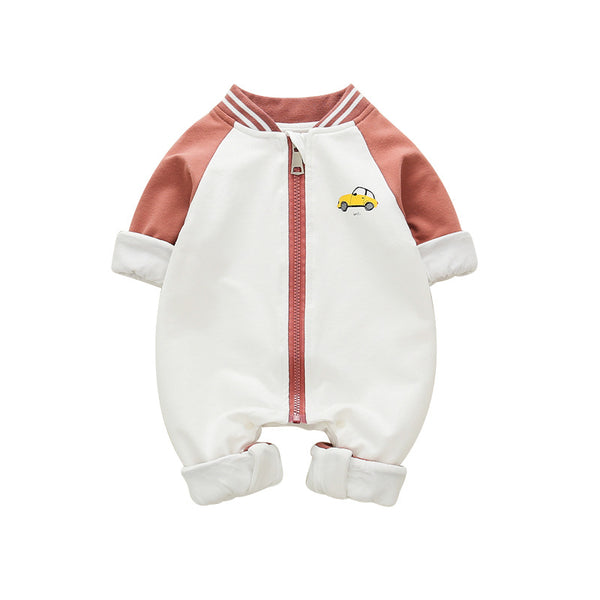 Mameluco de Algodón Puro para Bebé - Diseño Coreano Primavera Otoño