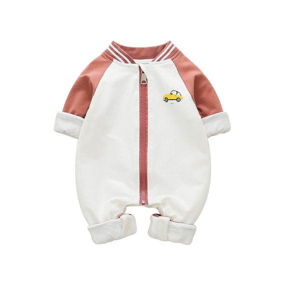 Mameluco de Algodón Puro para Bebé - Diseño Coreano Primavera Otoño