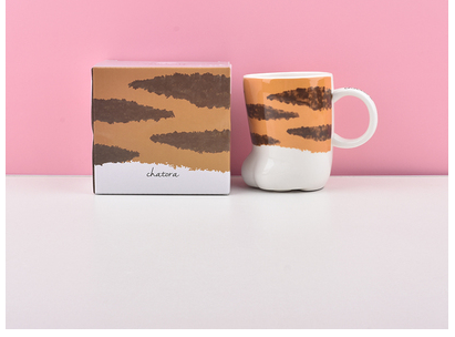 Taza Cerámica 3D Gatita con Patitas - Vaso Infantil Adorable para Leche y Agua - Image 7