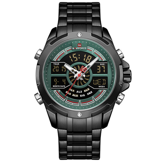 Reloj Deportivo Multifuncional para Hombre con Correa de Acero Resistente al Agua - Image 9