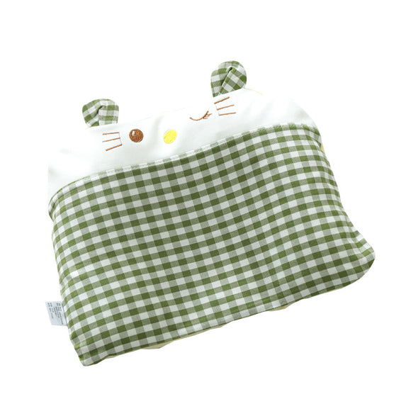 Almohada de Trigo Sarraceno para Bebé - Diseño Cartoon Removible y Lavable