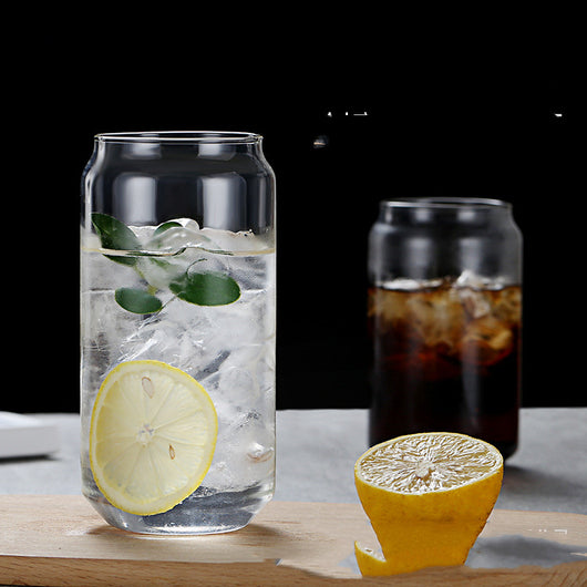 Vaso de Vidrio Creativo con Forma de Lata - Taza Multiusos para Café, Té y Bebidas - Image 7