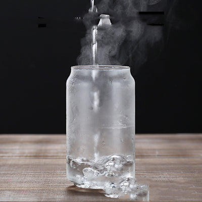 Vaso de Vidrio Creativo con Forma de Lata - Taza Multiusos para Café, Té y Bebidas - Image 11
