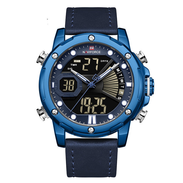 Reloj Naviforce Lingxiang 9172 - Elegancia Clásica para Hombre con Movimiento de Cuarzo