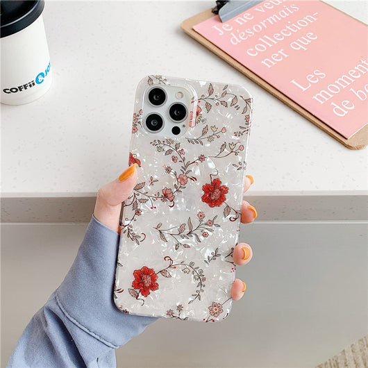 Funda Transparente con Diseño Floral Leopardo para iPhone 12, 11, Pro Max, 7, 8 Plus, SE, X - Image 7