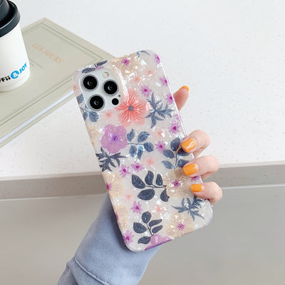Funda Transparente con Diseño Floral Leopardo para iPhone 12, 11, Pro Max, 7, 8 Plus, SE, X - Image 10