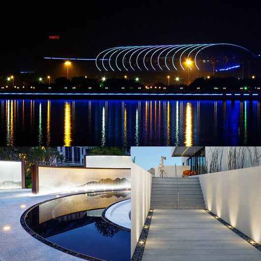 Luz LED Subterránea RGB 1W Impermeable para Jardín y Villa - Image 3