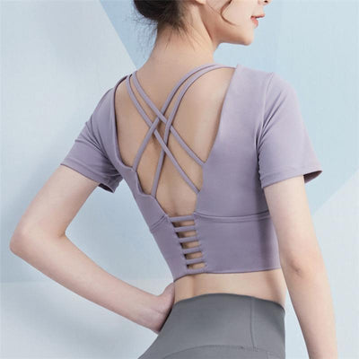 Top Deportivo Mujer con Soporte de Pecho - Secado Rápido para Yoga y Running - Image 10
