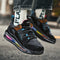Men's Casual Sports Shoes - Air Cushion Damping Autumn Winter Black