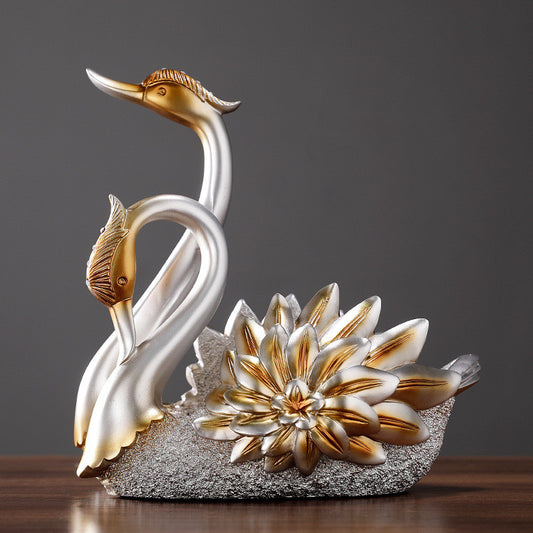 Botellero Decorativo Swan para Sala de Estar - Mueble Vinoteca Elegante - Image 2
