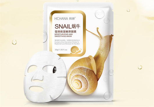 Mascarilla Facial de Baba de Caracol Hidratante y Luminosa