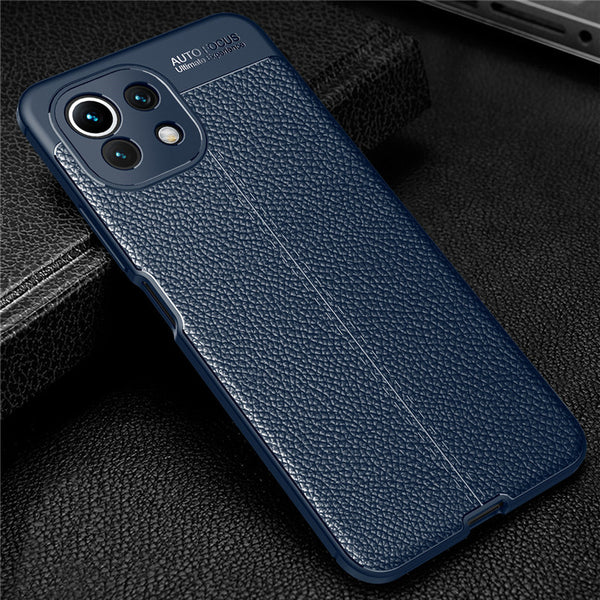 Funda Protectora para Celular con Patrón Piel de Lichi para Hombre