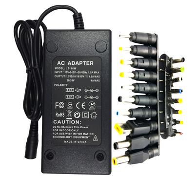Cargador Universal 96W Ajustable Multi-Función para Notebooks