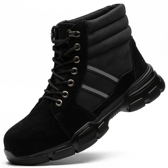 Botas de Seguridad Altas con Protección Anti-Impacto y Anti-Perforación