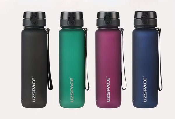 Botella Deportiva de Plástico Translúcido con Diseño Colorido