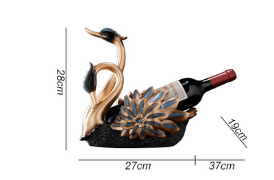 Botellero Decorativo Swan para Sala de Estar - Mueble Vinoteca Elegante - Image 6