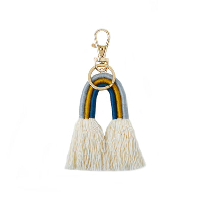 Colgante Bohemio Tejido a Mano con Borlas - Llavero y Accesorio de Bolsa - Image 19