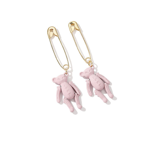Aretes de Osito Lindos con Personalidad Coreana - Diseño Minimalista Viral - Image 2
